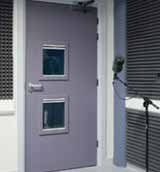 Sliding steel door