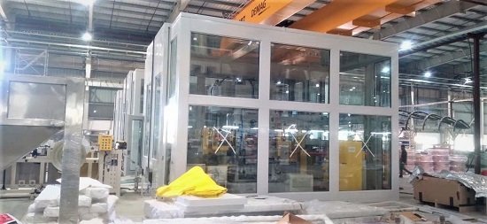 Acoustic Enclosure For Fin Press with Maximum visibility