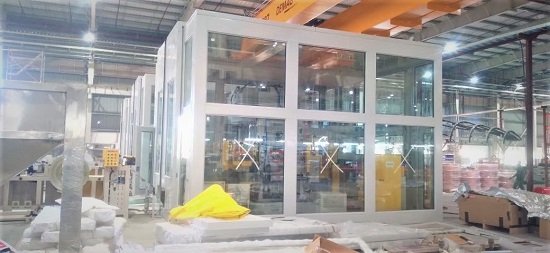 Acoustic Enclosure For Fin Press with Maximum visibility